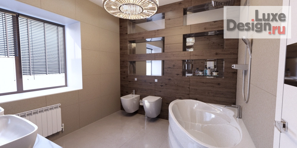 Дизайн интерьера коттеджа "Дизайн интерьера дома 400 м2 в г. Астрахань" (фото 3)