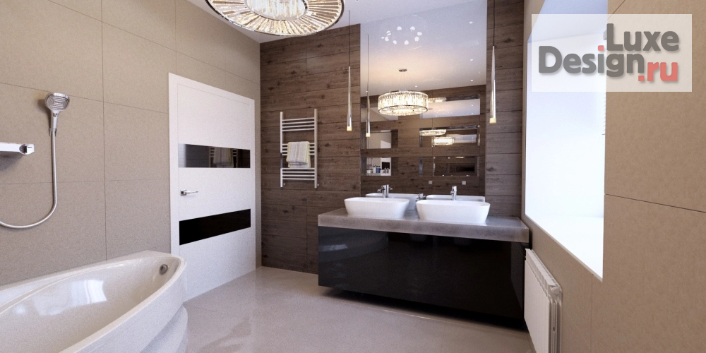 Дизайн интерьера коттеджа "Дизайн интерьера дома 400 м2 в г. Астрахань" (фото 4)