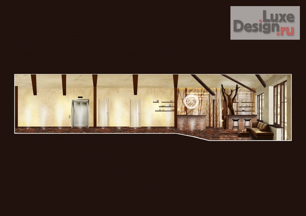 Дизайн интерьера салона красоты "Разработка концепции (эскиз-идеи)  интерьера спа центра "Основной инстинкт" в поселке Красная поляна г. Сочи" (фото 2)