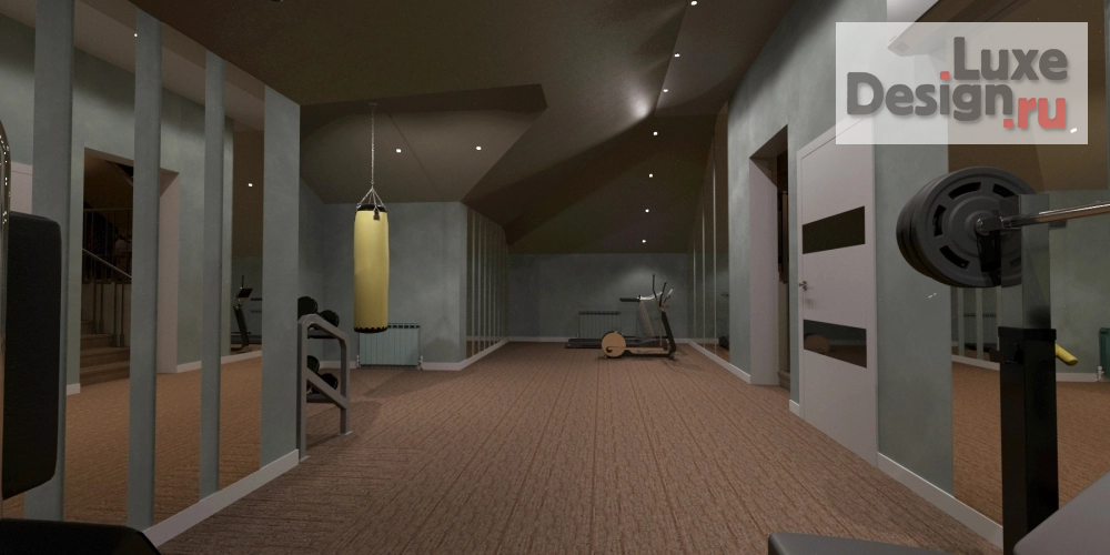 Дизайн интерьера коттеджа "Дизайн интерьера дома 400 м2 в г. Астрахань" (фото 7)