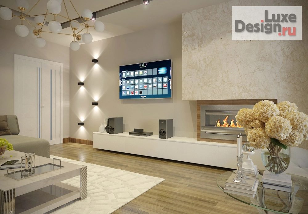 Дизайн интерьера трехкомнатной квартиры "Студия дизайна Анны Чебуньковой" (фото 2)