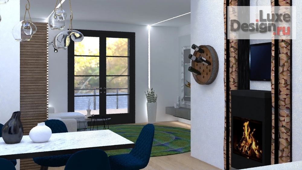 Частная архитектура "Коттедж с "вторым светом"" (фото 10)