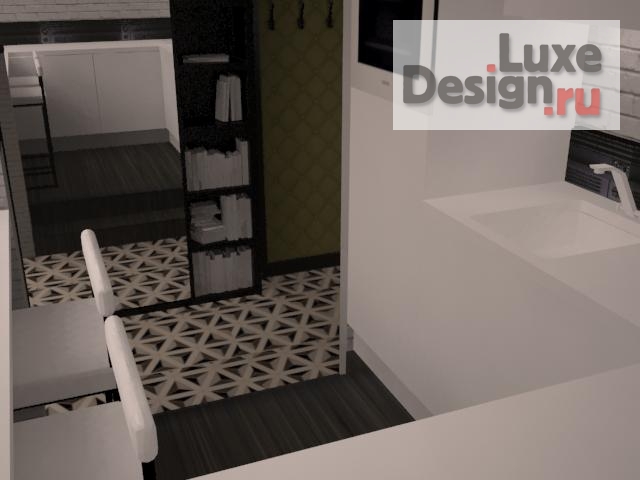 Дизайн интерьера однокомнатной квартиры "Квартира 22 м2" (фото 5)