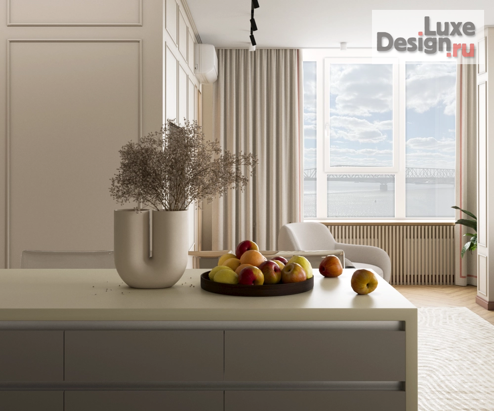 Дизайн интерьера трехкомнатной квартиры "#СОВРЕМЕННАЯ_КЛАССИКА" (фото 8)