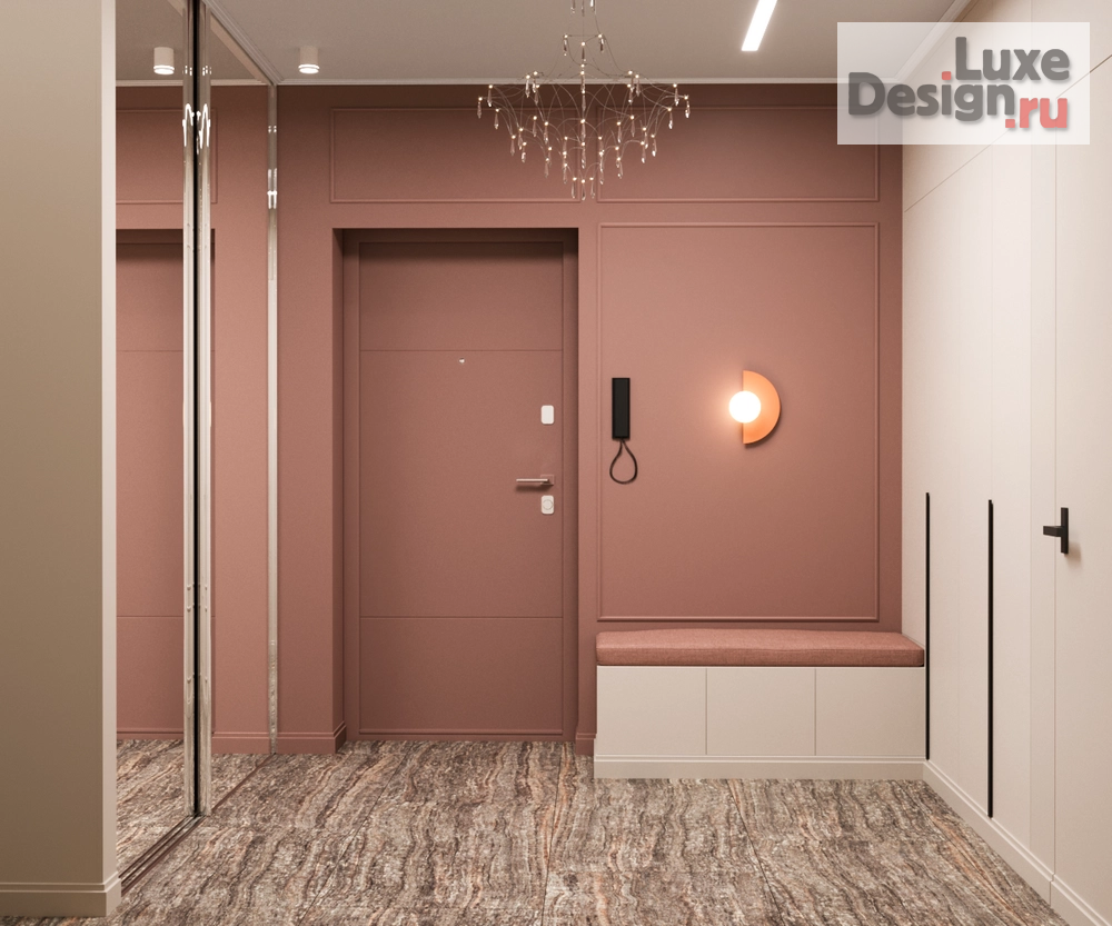 Дизайн интерьера трехкомнатной квартиры "#СОВРЕМЕННАЯ_КЛАССИКА" (фото 2)