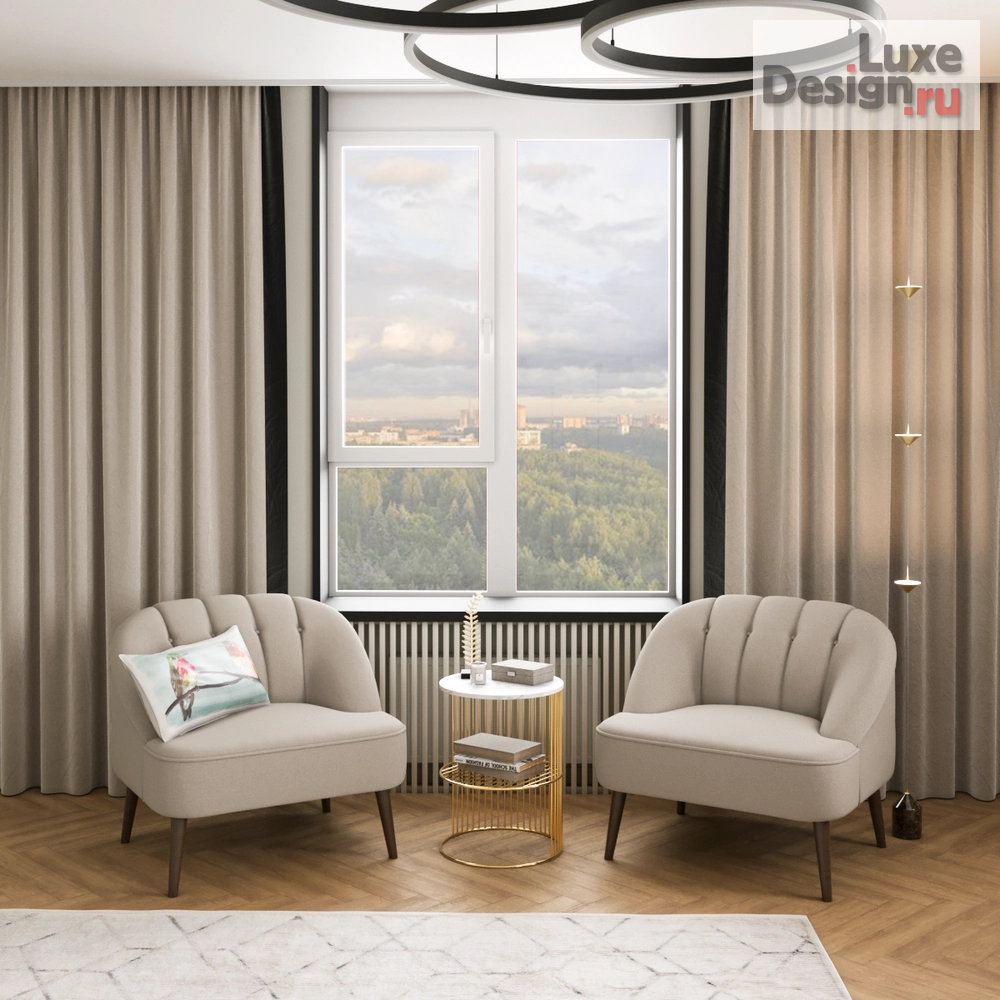 Дизайн интерьера трехкомнатной квартиры "#СОВРЕМЕННАЯ_КЛАССИКА" (фото 14)