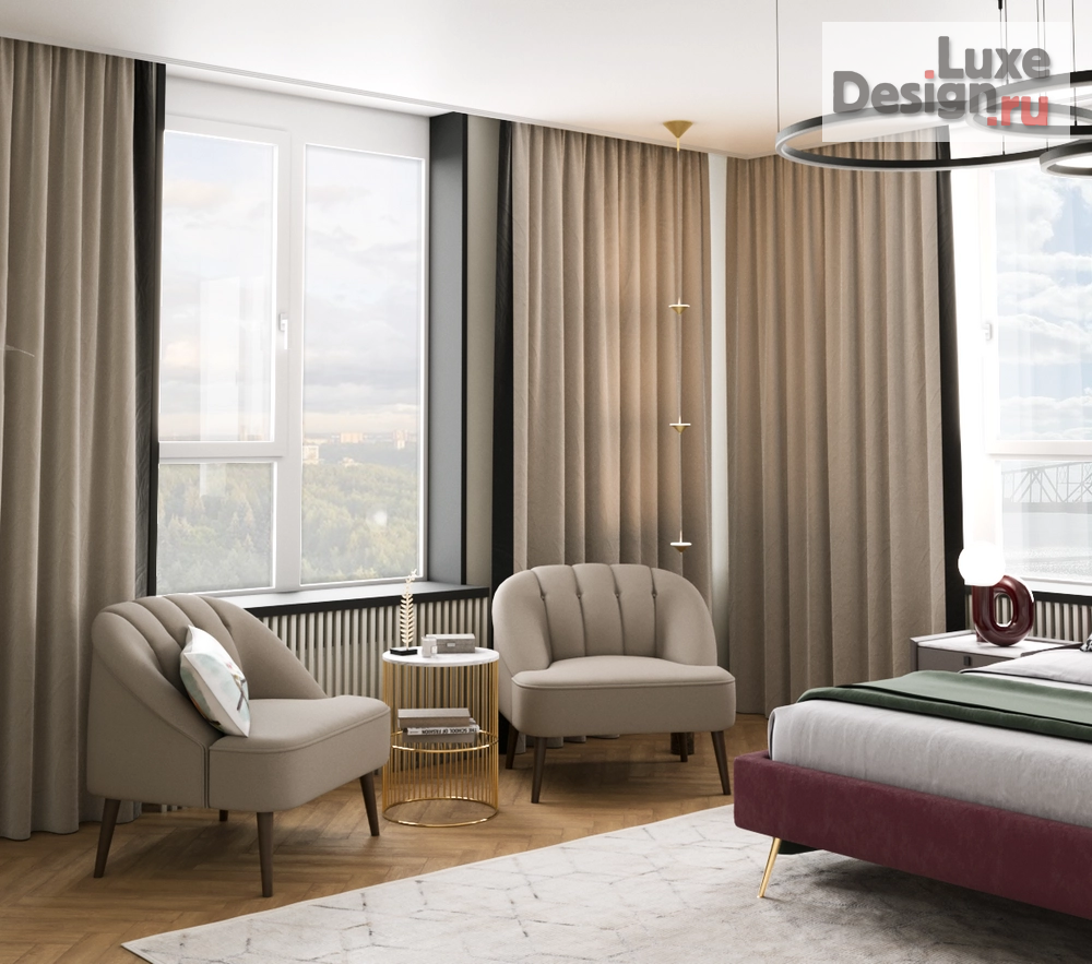 Дизайн интерьера трехкомнатной квартиры "#СОВРЕМЕННАЯ_КЛАССИКА" (фото 12)