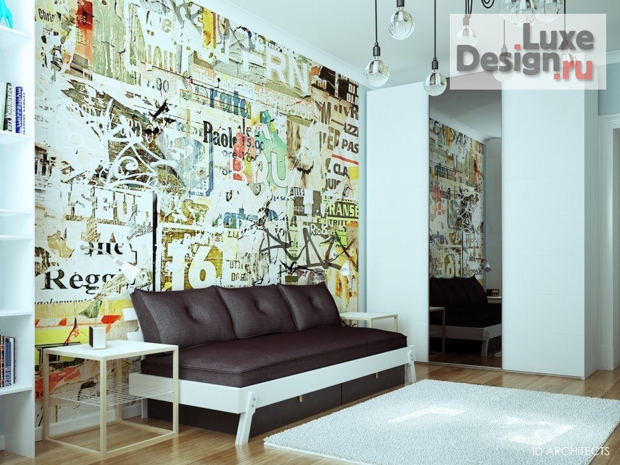 Дизайн интерьера четырехкомнатной квартиры "Проект квартиры в стиле Фьюжн 100 кв.м." (фото 8)