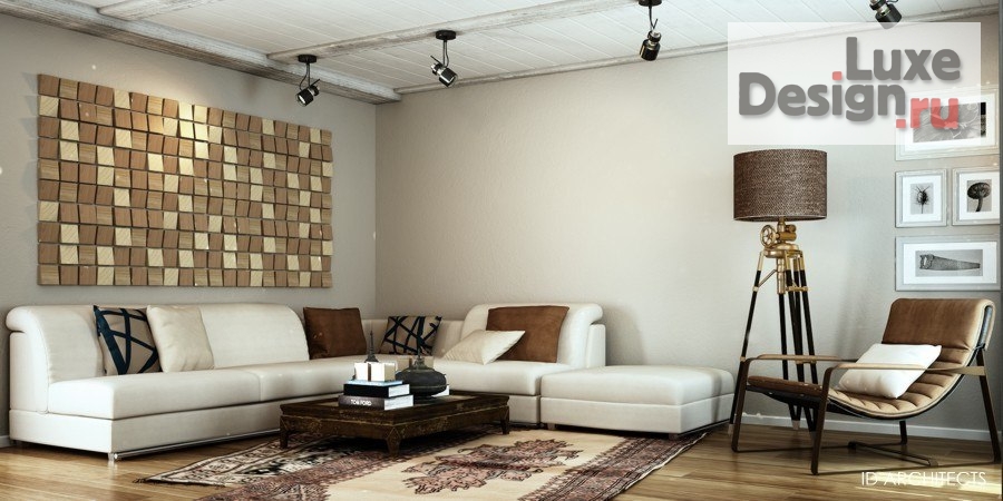 Дизайн интерьера четырехкомнатной квартиры "Проект квартиры в стиле Фьюжн 100 кв.м." (фото 5)