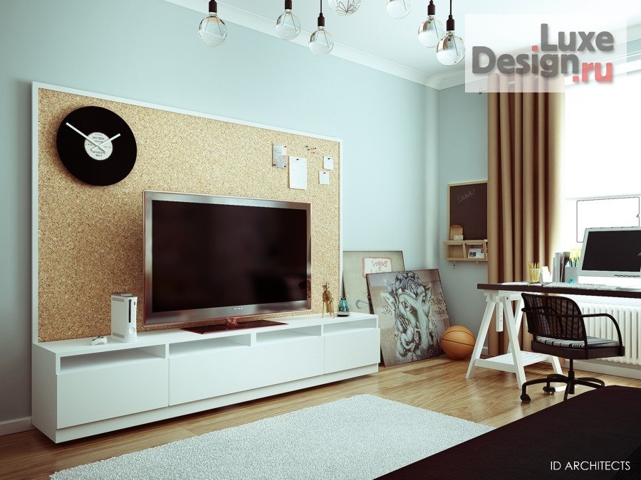 Дизайн интерьера четырехкомнатной квартиры "Проект квартиры в стиле Фьюжн 100 кв.м." (фото 12)