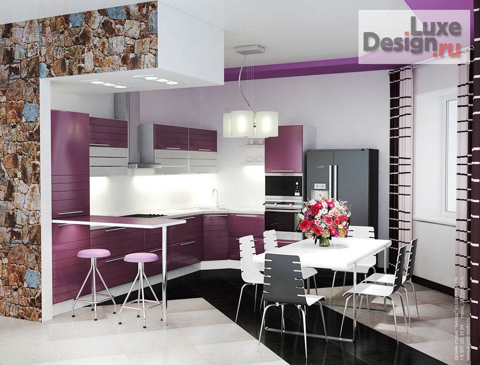 Дизайн интерьера комнаты "Проекты кухонь" (фото 2)