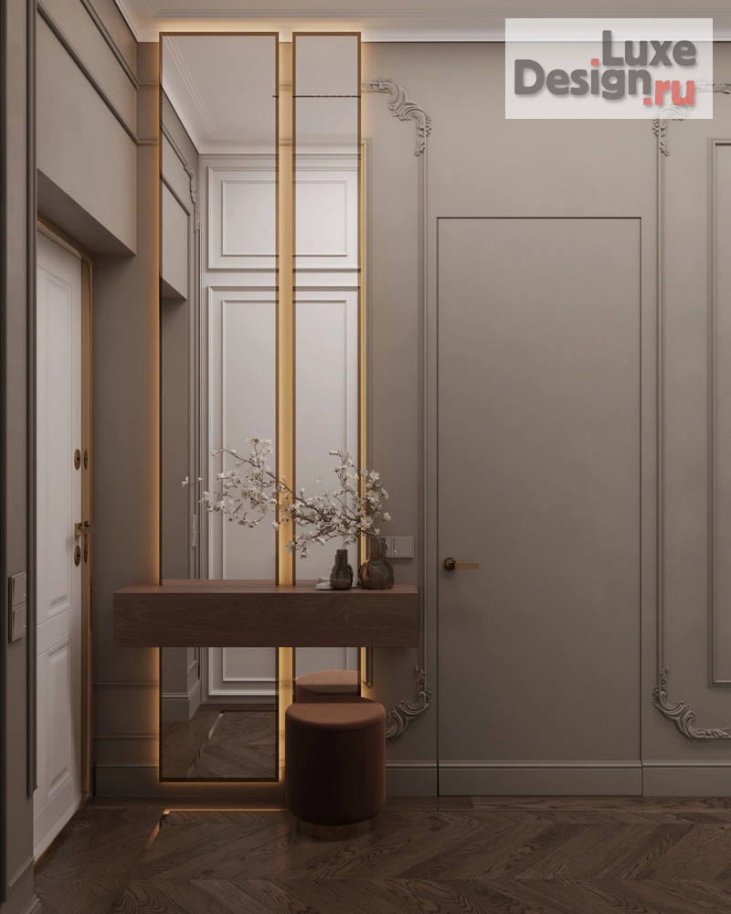 Дизайн интерьера квартиры "Разработка интерьера квартиры в классическом стиле" (фото 1)