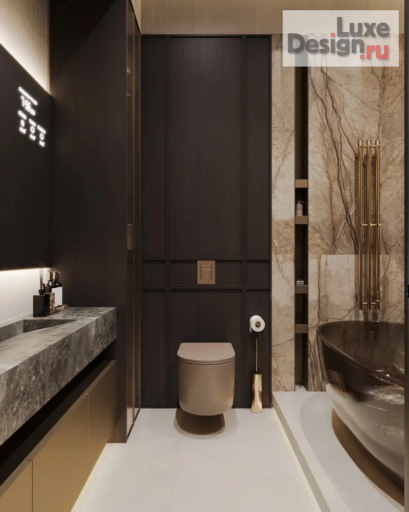 Дизайн интерьера четырехкомнатной квартиры "ЖК "Лотос Парк" " (фото 14)