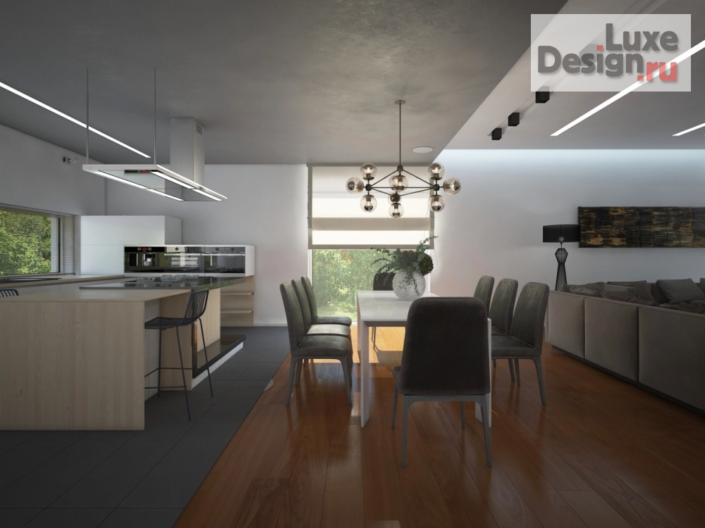 Дизайн интерьера коттеджа "Интерьер жилого дома в Таллине" (фото 4)