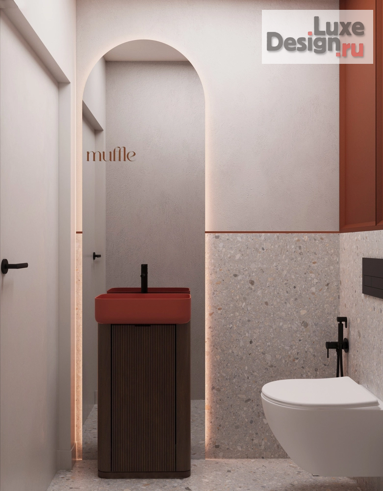 Дизайн интерьера кафе "Разработка интерьера кофейни в ЖК "Огни"" (фото 9)